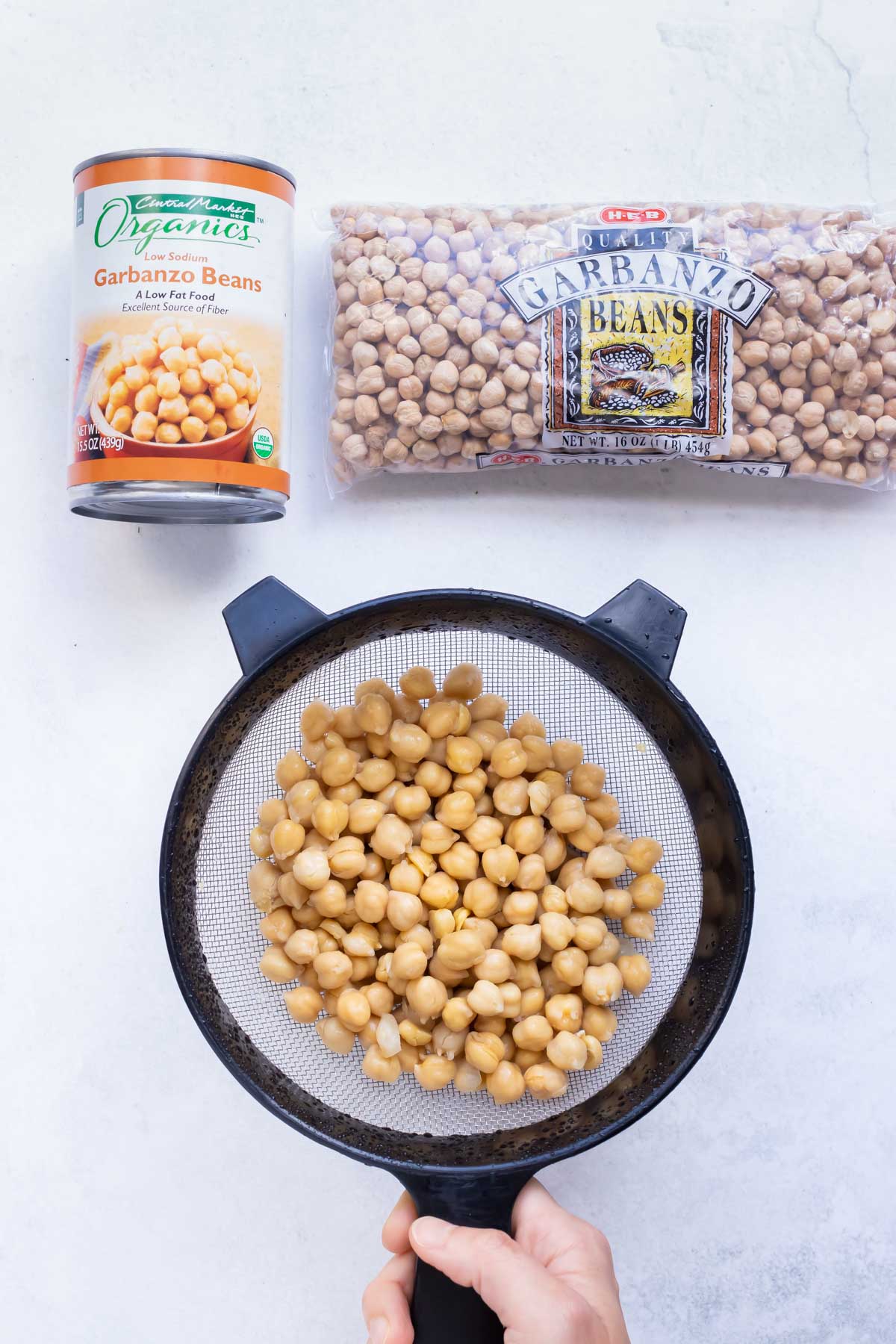 Use canned chickpeas or dried chickpeas in this authentic Mediterranean dish.