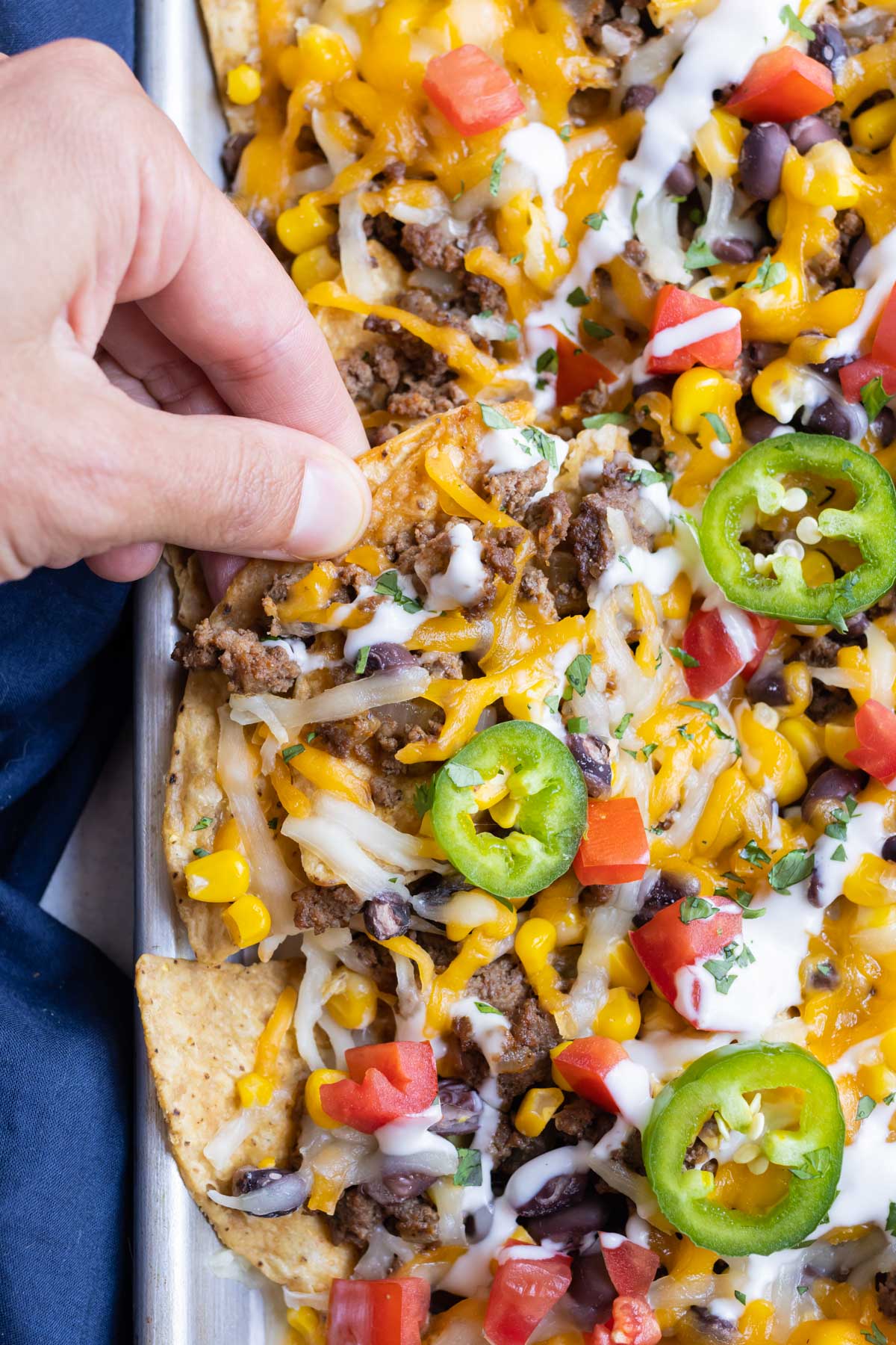 Take these sheet pan nachos to your next Super Bowl party.