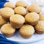 Pair mini cornbread muffins with soups and stews.