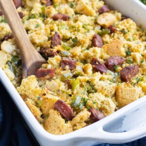 Southern cornbread dressing is the perfect holiday side.