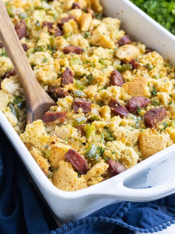 Southern cornbread dressing is the perfect holiday side.