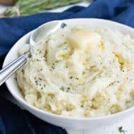 Serve up mashed potatoes at Christmas or Thanksgiving.