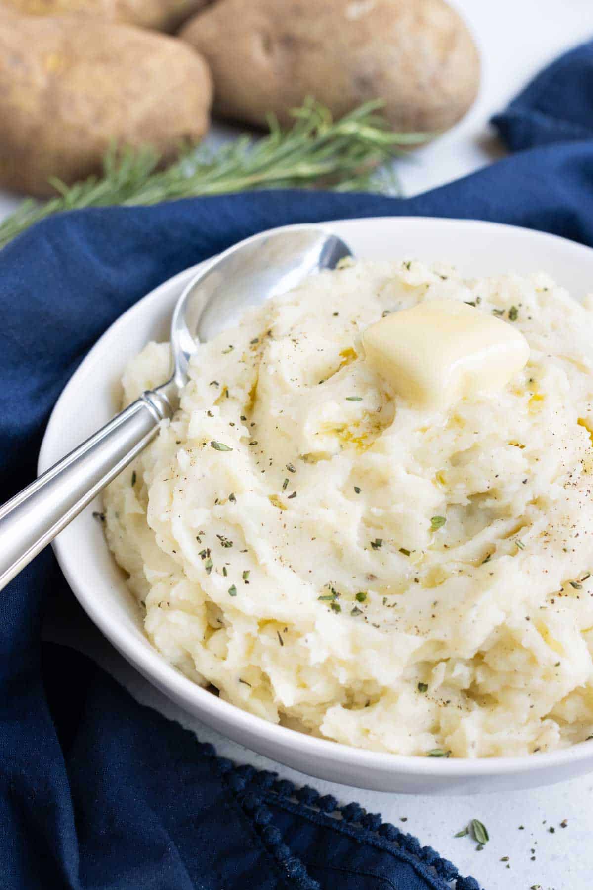 Make mashed potatoes quickly in the Instant Pot.