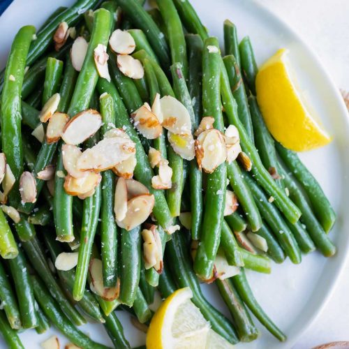 Green Beans Almondine Recipe - Evolving Table
