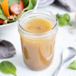 Apple cider vinaigrette is healthy for you and easy to make.