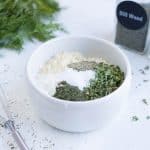 Mix a few dried herbs with dried milk for a ranch seasoning.