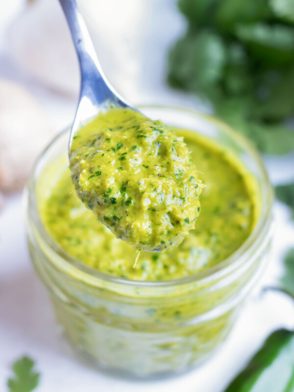 Gluten-free Thai Green Curry Paste is made with fresh ingredients at home.