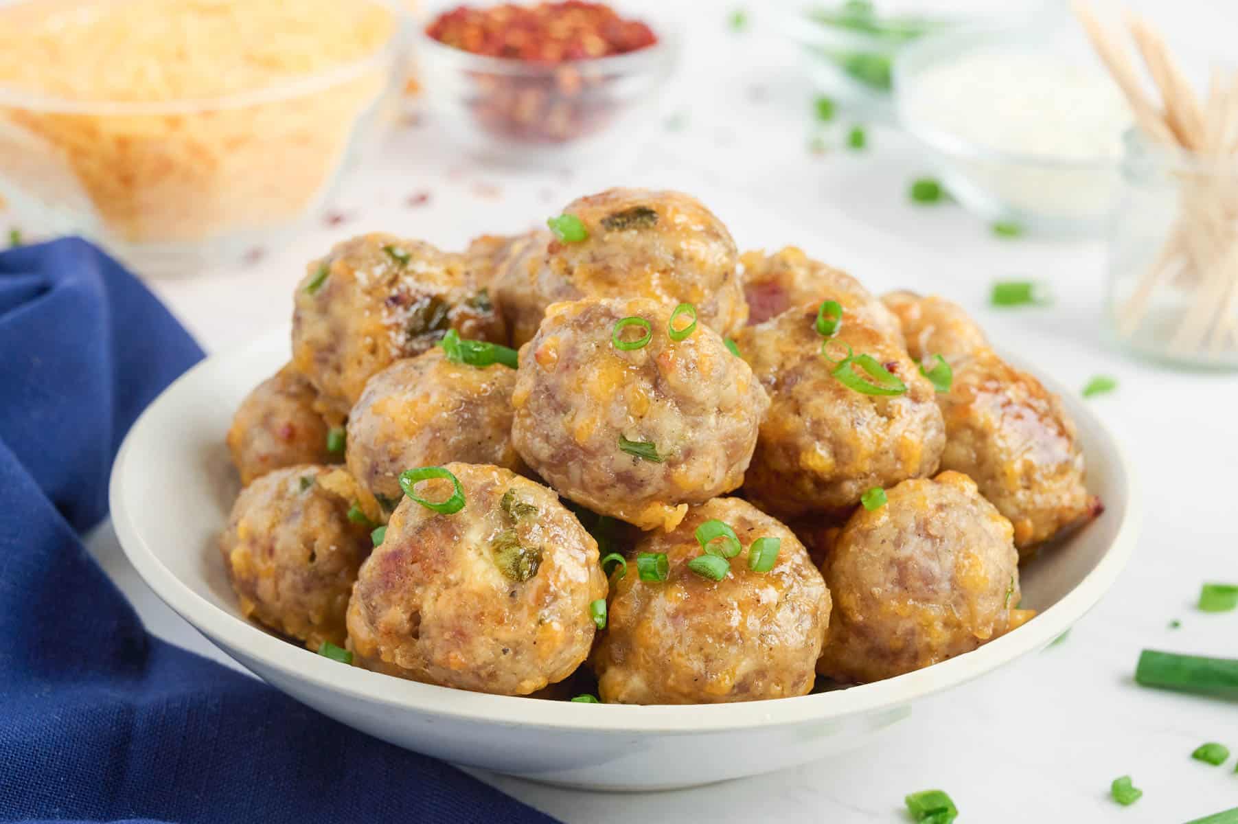Keto Sausage Balls Recipe