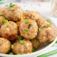 Sausage balls are the perfect snack for a Super Bowl party.
