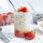 Start your morning with an easy breakfast like overnight oats.