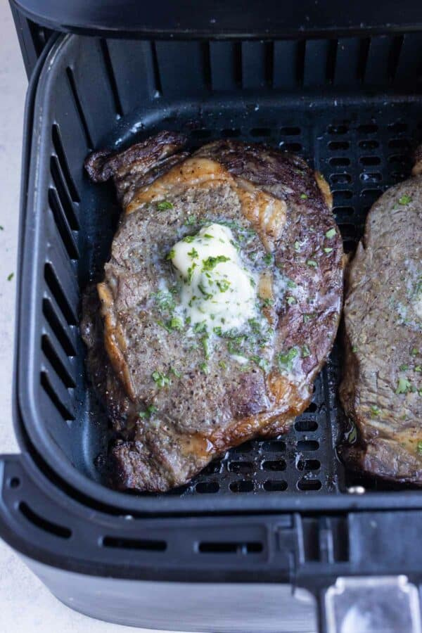 Get dinner on the table in half the time with this air fryer steak recipe.