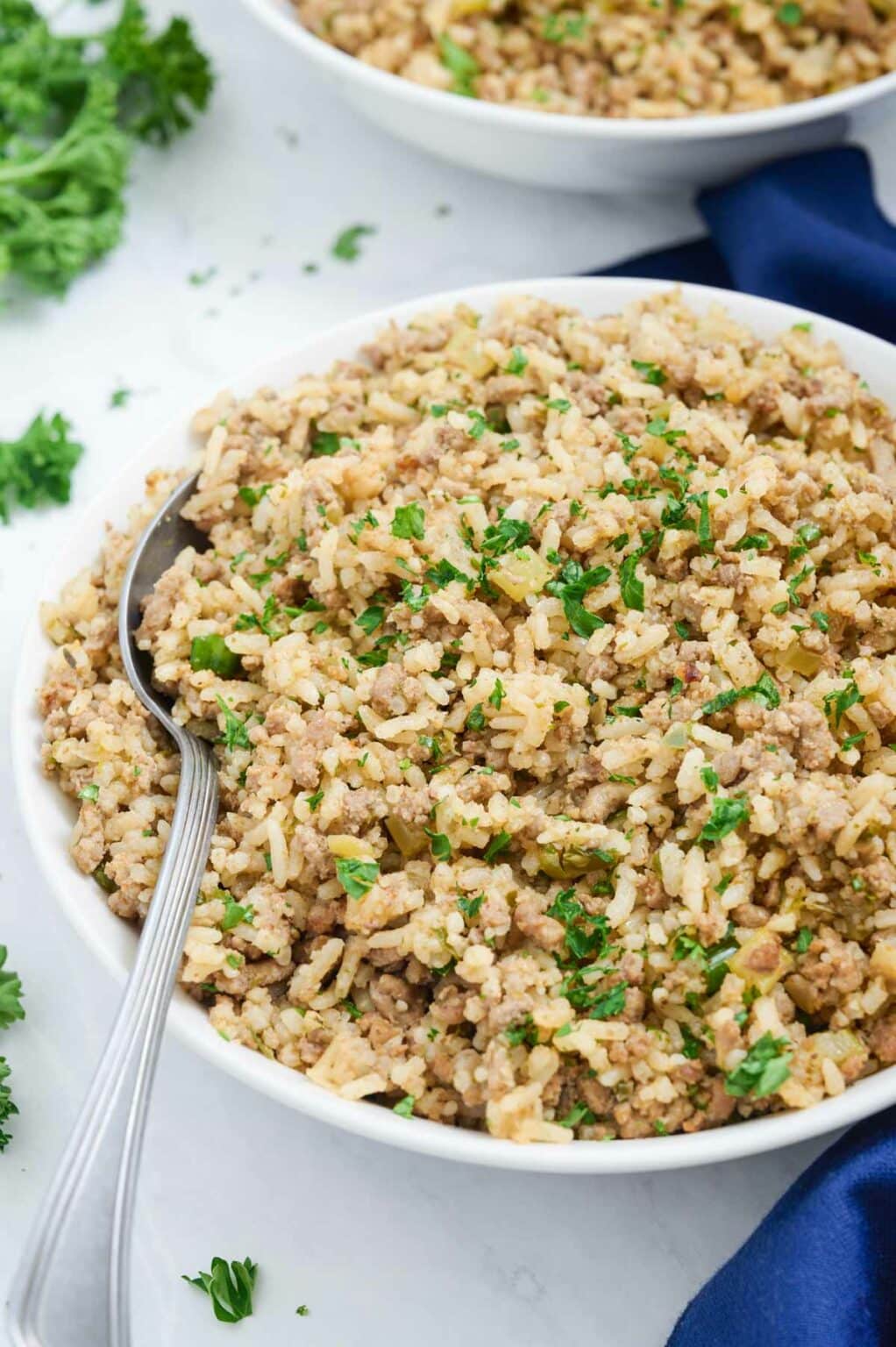 Easy Cajun Dirty Rice Evolving Table