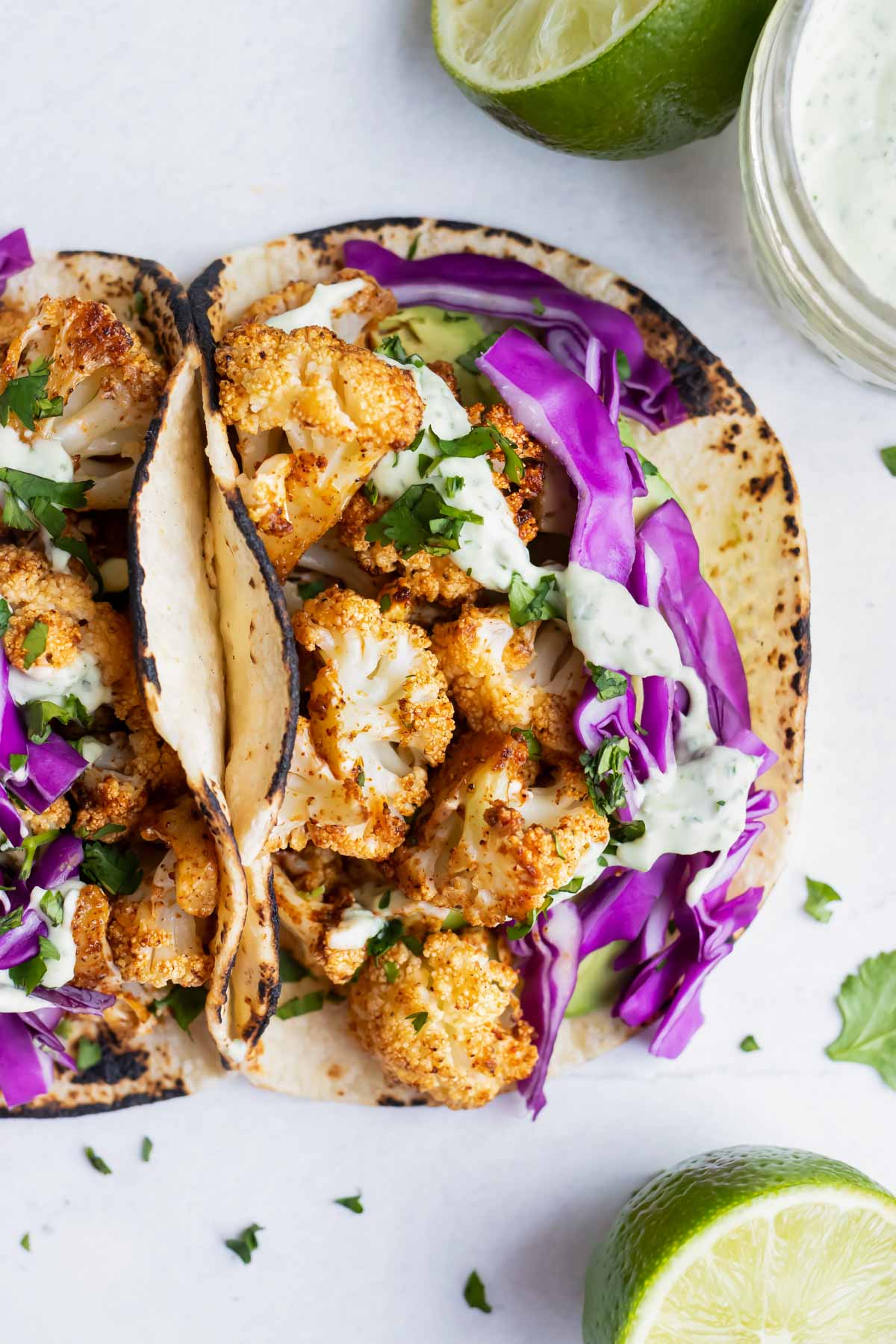 Gluten-free, vegetarian, and plant-based tacos made from vegetables.