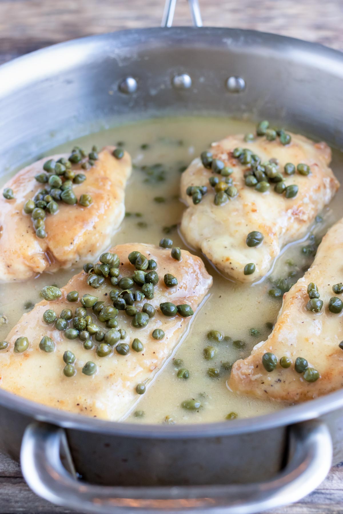 Lemon Chicken Piccata with Capers - Evolving Table