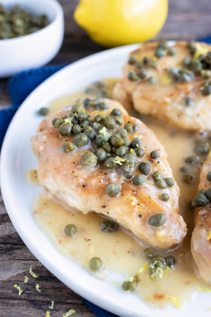 Lemon Chicken Piccata with Capers - Evolving Table