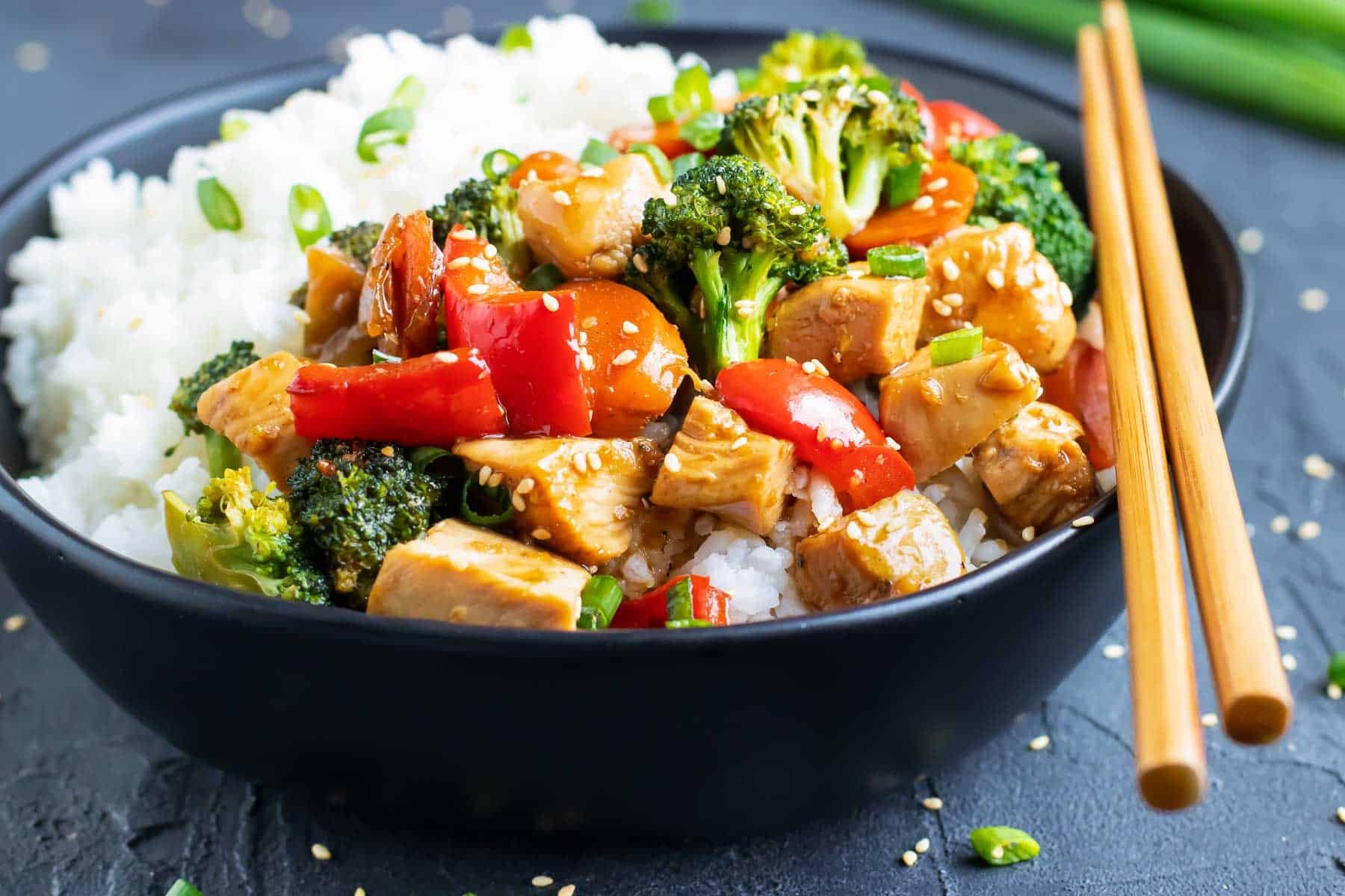 Teriyaki Chicken StirFry (30Minute Recipe) Evolving Table