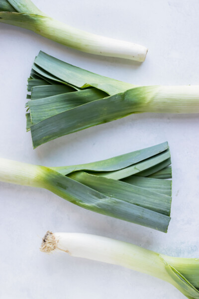 How to Cut & Clean Leeks - Evolving Table
