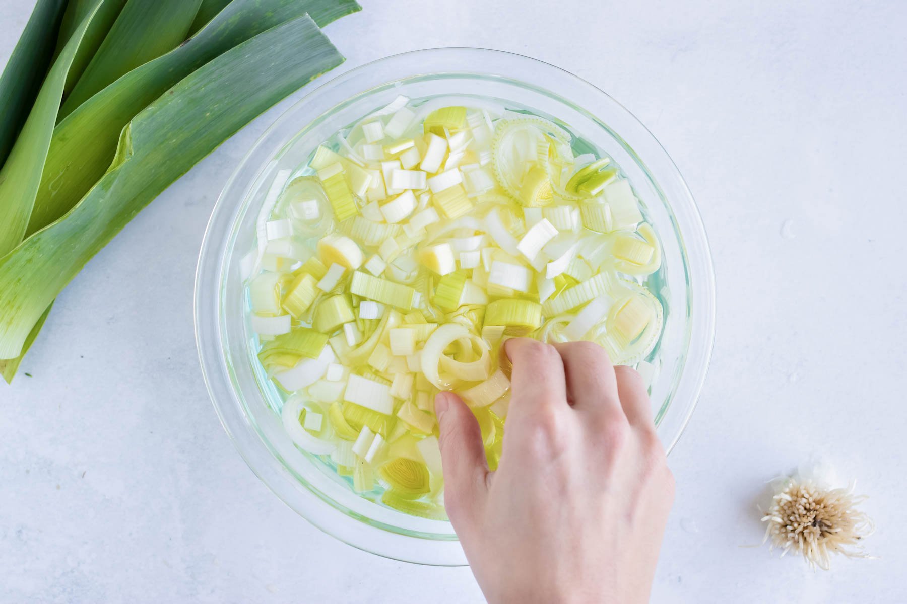 How to Cut & Clean Leeks Evolving Table