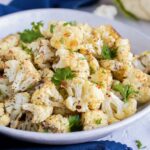 A bowl full of an easy, low-carb, and keto cauliflower recipe.