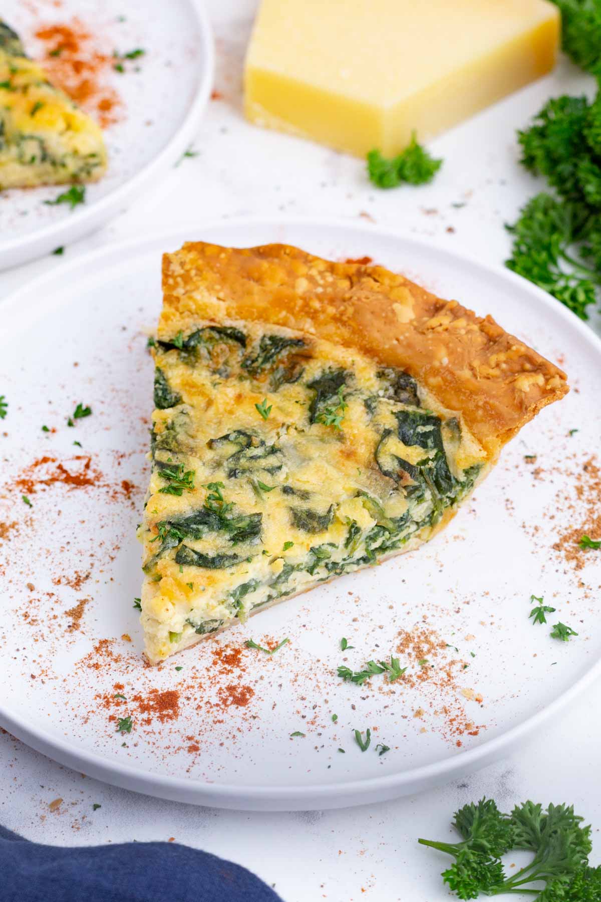 Quiche Florentine is simpler than you think to make with basic pantry staples.