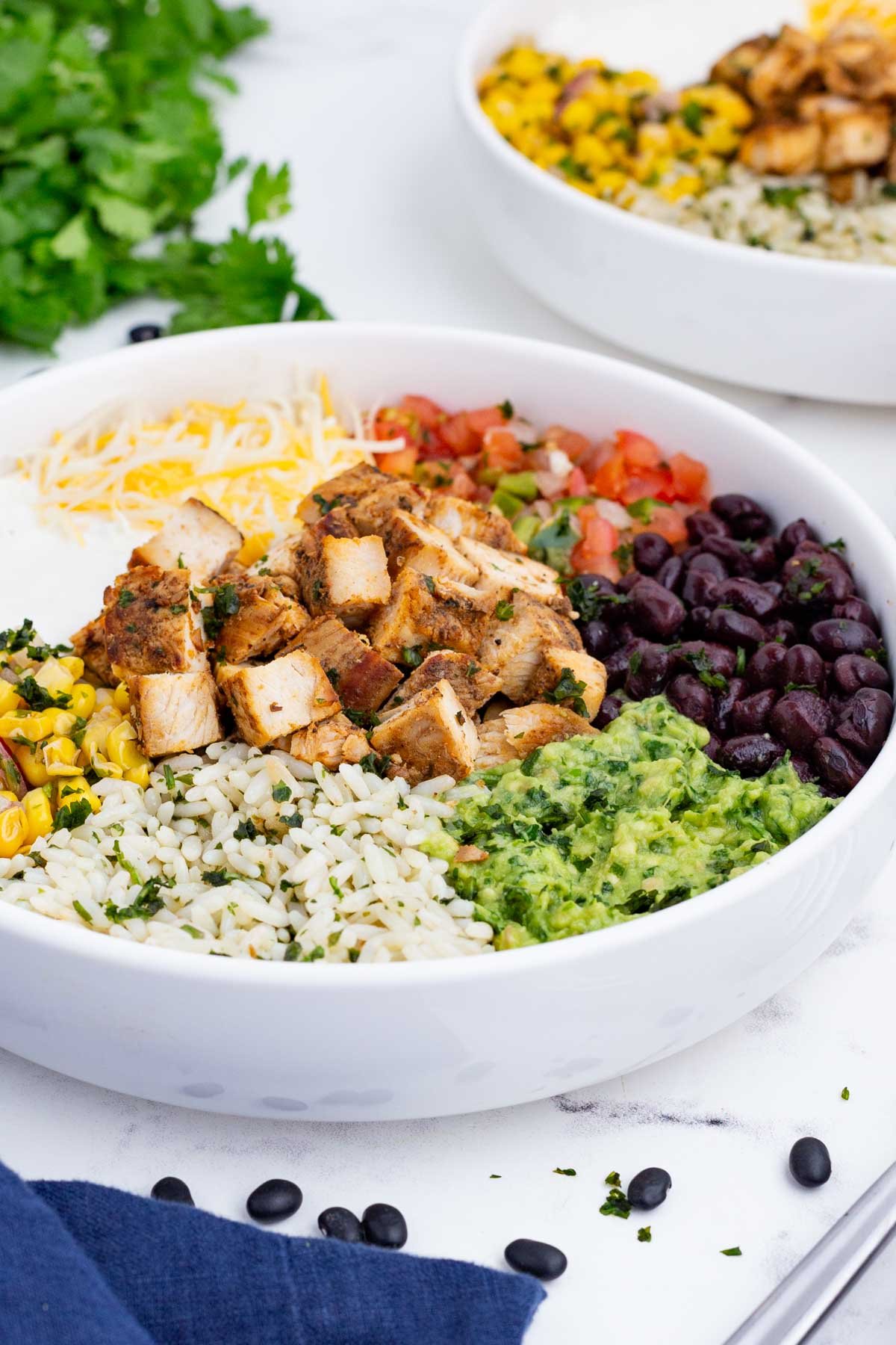 The Easiest Chicken Burrito Bowl You'll Want To Make Every Week