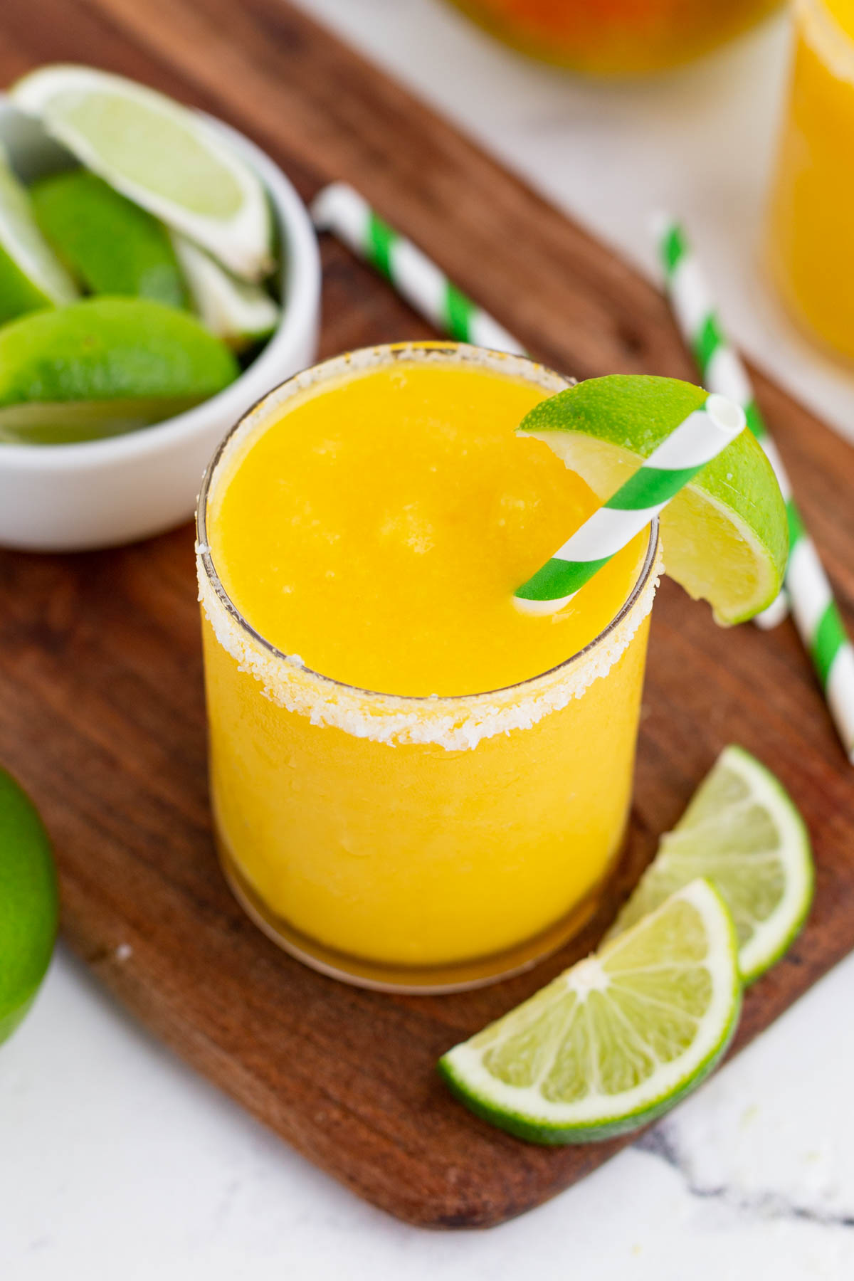 Serve up this mango margarita at a Cinco de Mayo party.
