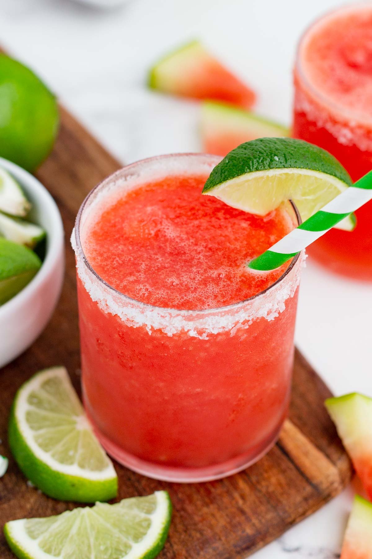 Serve up this watermelon margarita at a Cinco de Mayo party.