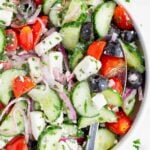 Serve this Greek cucumber salad all summer long.