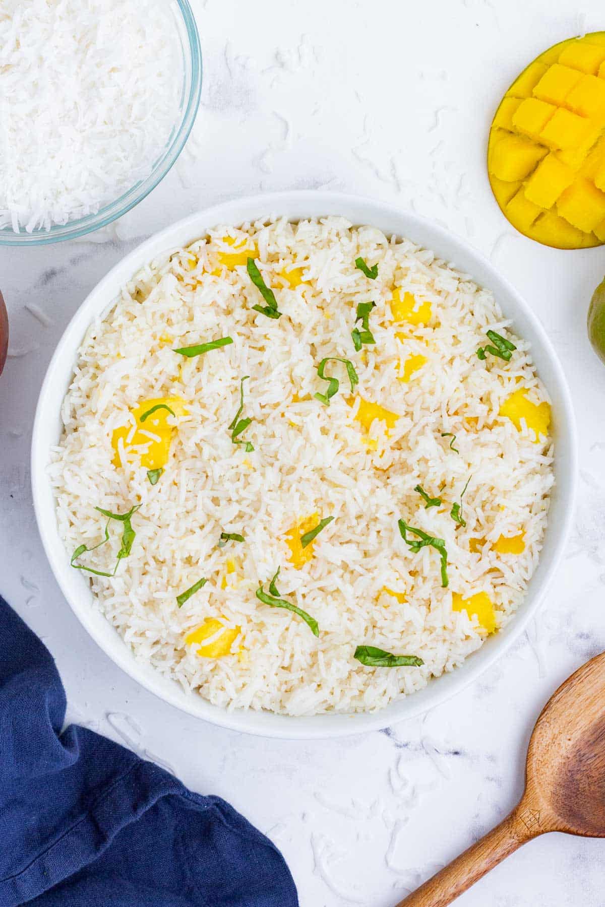 This sweet and savory rice goes perfect with spicy food.