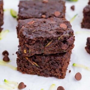 Zucchini brownies are easy to whip up at home with extra zucchini.