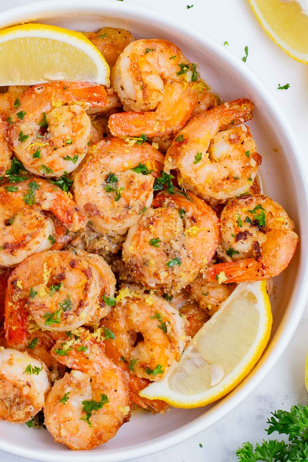 Garlic butter shrimp is a quick and easy weeknight dinner recipe.