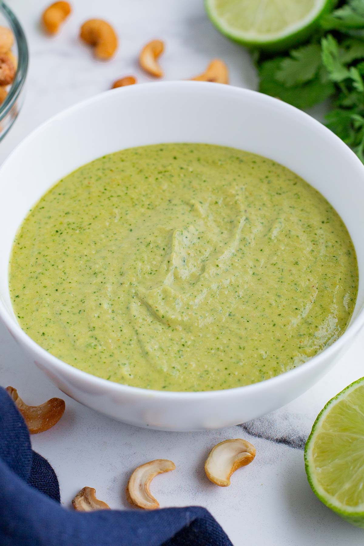 Serve up this spicy cashew dressing with salads or your favorite protein.