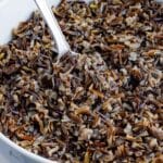 Wild rice has a chewier texture than white rice, but it is so good for you.
