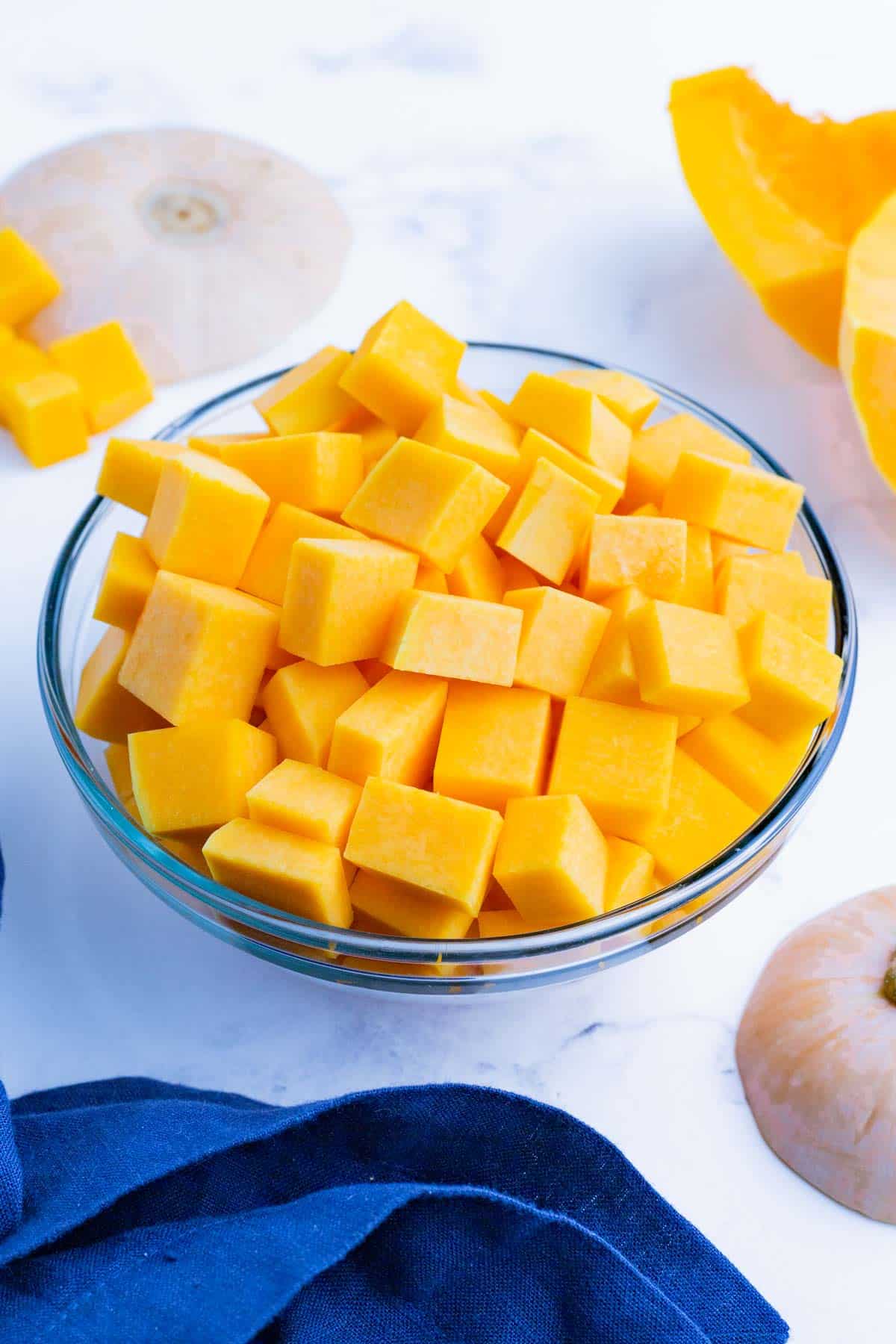 How to Peel and Cut Butternut Squash - Evolving Table