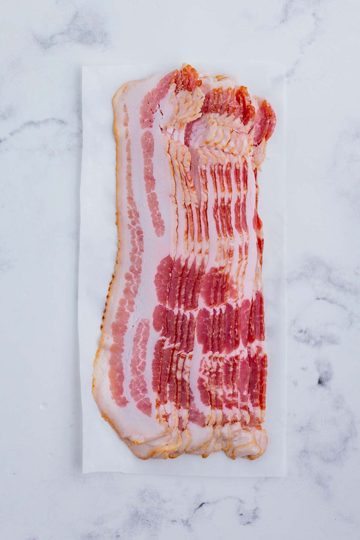 Bacon is the only ingredient for this recipe.