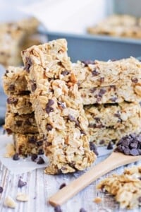 No-Bake Peanut Butter Granola Bars