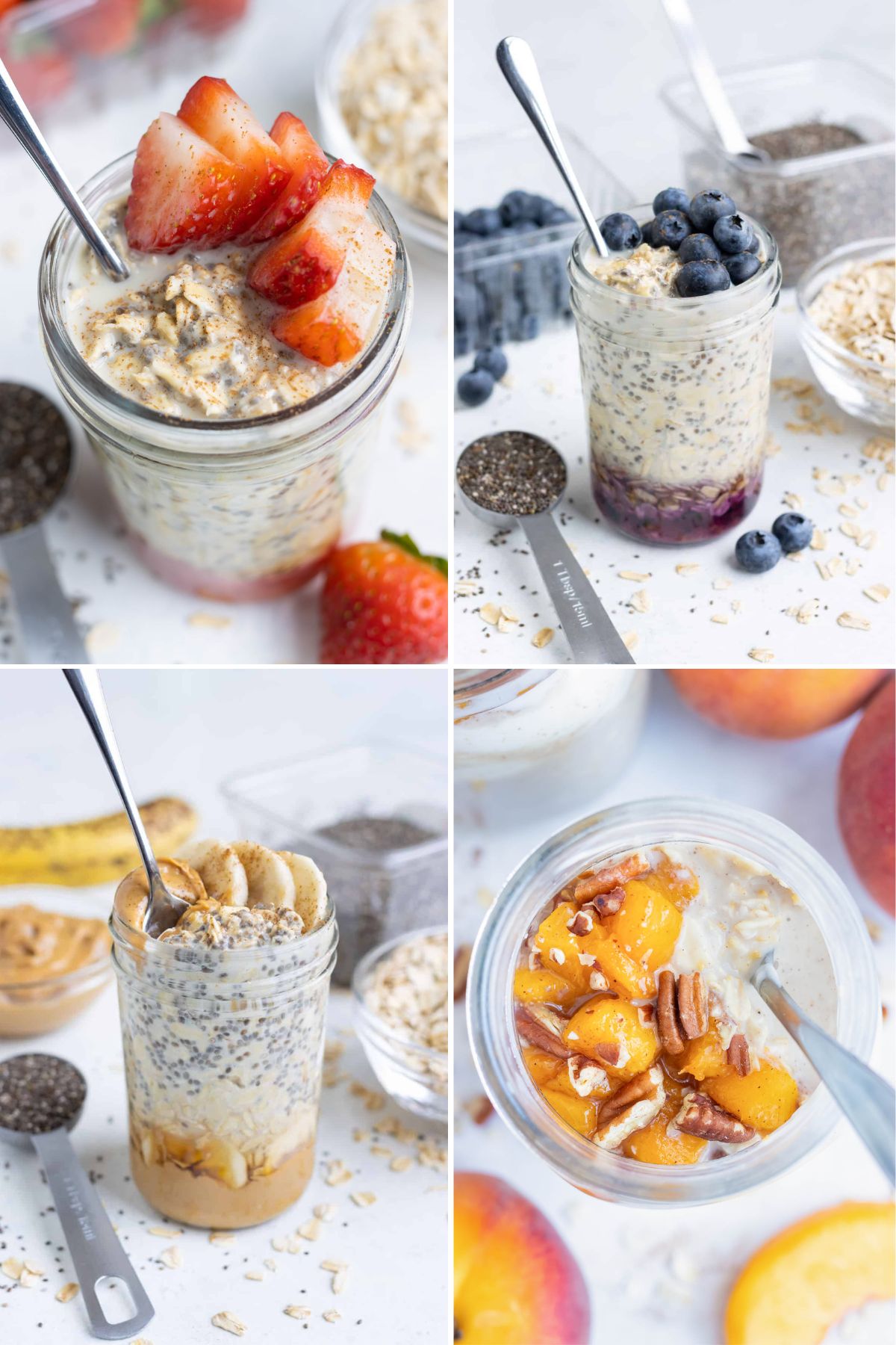 Three Overnight Oats Meal Prep Recipes - Meal Prep Mondays