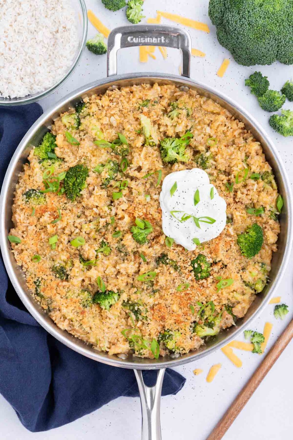 Cheeze Rize Turkey Ground Turkey Broccoli Cheese Rice Skillet - Evolving Table