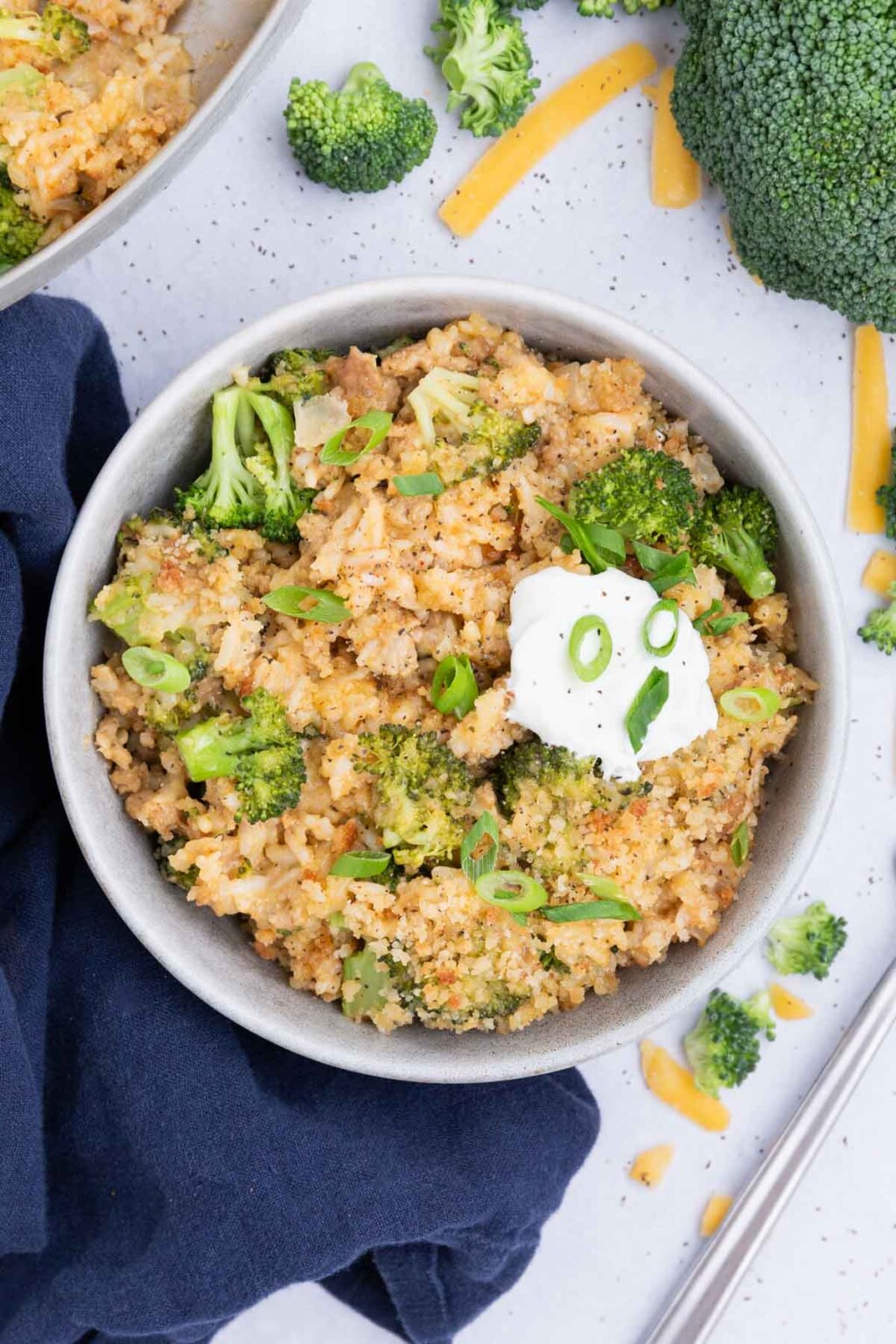 Cheeze Rize Turkey Ground Turkey Broccoli Cheese Rice Skillet - Evolving Table