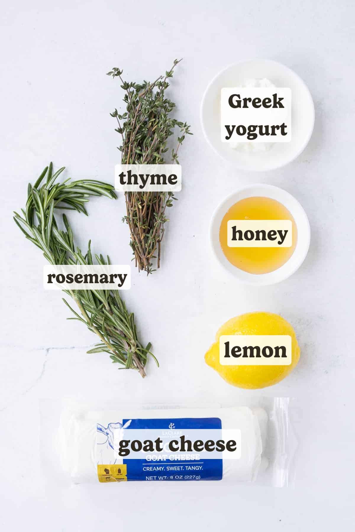 Goat cheese, herbs, lemon, and Greek yogurt are some of the ingredients for this roasted beet and whipped goat cheese recipe.