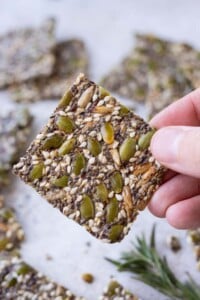 Easy Homemade Seed Crackers - Evolving Table