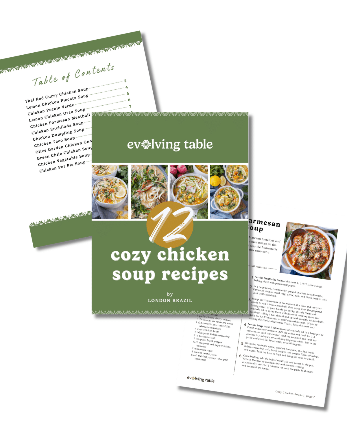 12 Cozy Chicken soups ebook