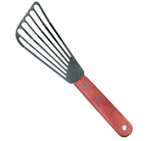 A slotted spatula for fish.